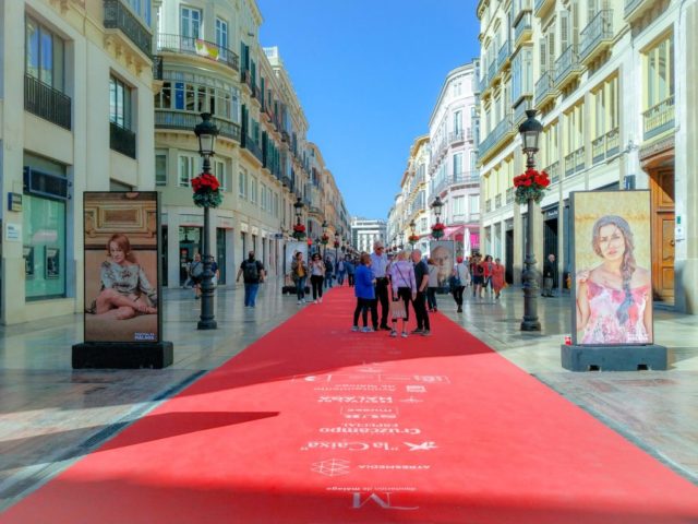 Calle Larios red carpet in Malaga