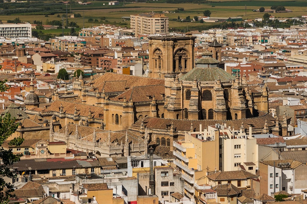Granada-Cathedral-View-from-Albaicin