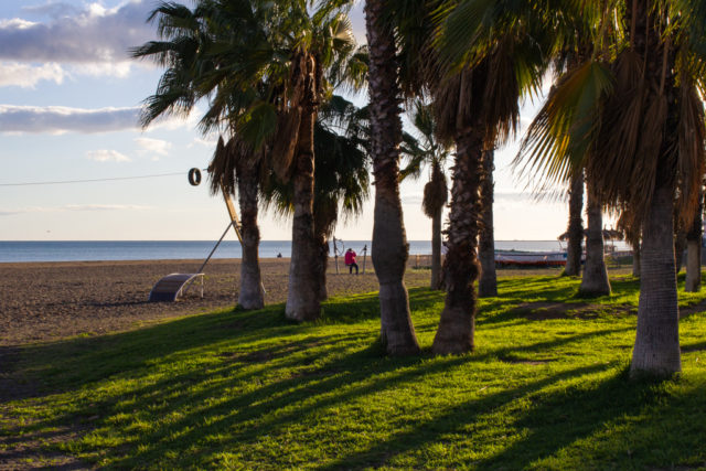 beach in malaga spain