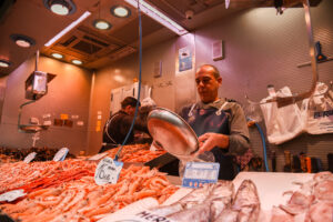 Seafood, Malaga central market