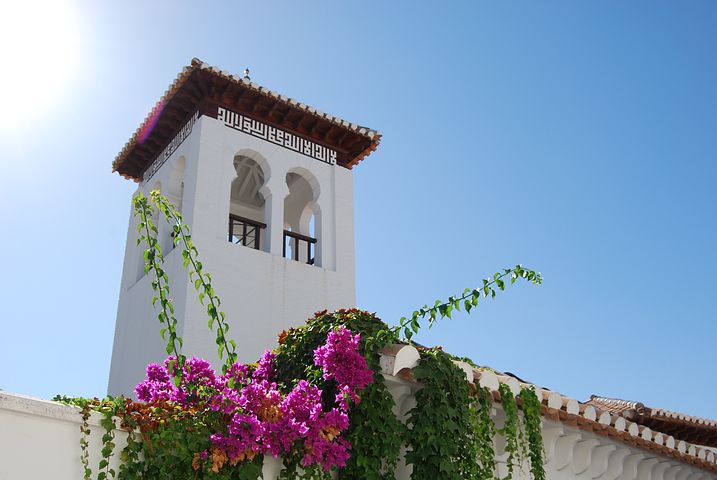 White tall building in Granada