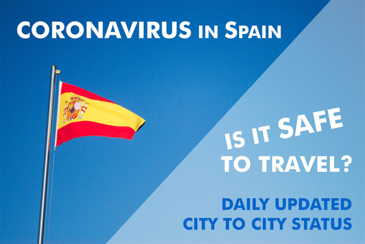 Daily updated city to city status of COVID-19 in Spain
