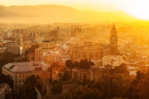 Sunset in Malaga
