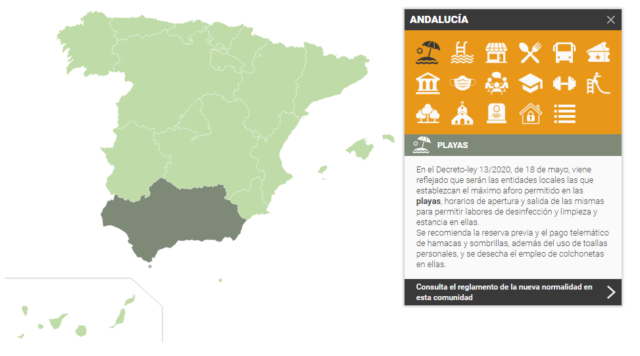 Interactive Spain new Phase map