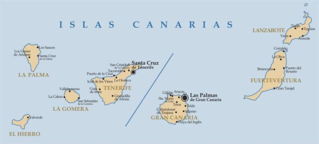 Canary Islands Map