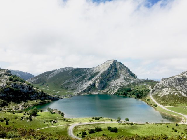 view of Covadonga lakes (Asturias) in our 2 weeks northern spain roadtrip itinerary