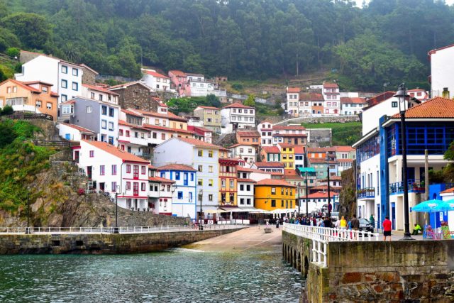 view of cudillero (Asturias) in our 2 weeks northern spain roadtrip itinerary