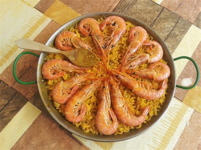 Fideua: typical food from BAlearics