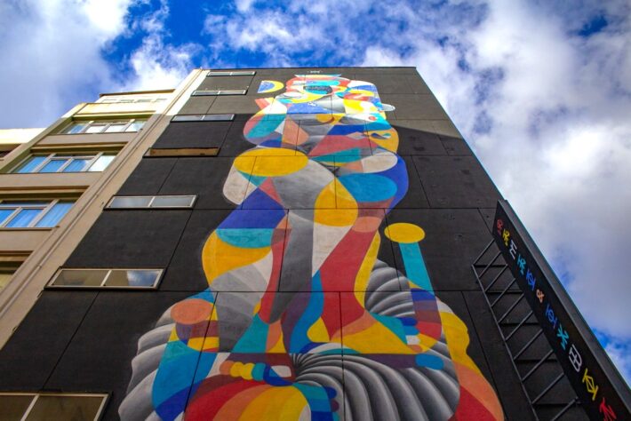 remed and okuda graffiti in soho malaga street art