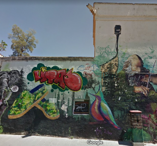 Graffiti in streets of Granada
