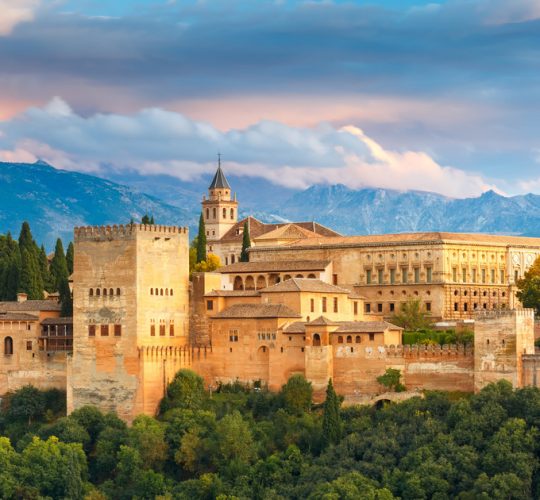 The Alhambra palace of Granada